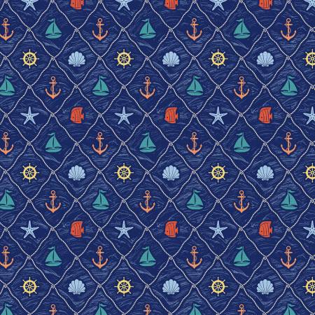 Nautical Icons - Whimsical Waters - Blue