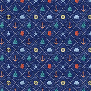 Nautical Icons - Whimsical Waters - Blue