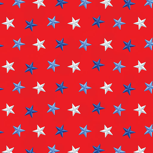 Stars of Freedom - Faith, Family, Freedom - Red