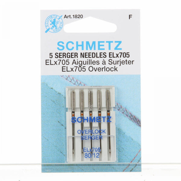 5 Pack - 90/14 ballpoint needle for all woven and knitted fabrics. Designed to prevent shredding and breakage when sewing with metallic and other machine embroidery threads.Each package of SCHMETZ needles has European and U.S. size equivalents written at the very bottom of the front of the plastic case. Typically they range from 60/8 (the finest) to 120/19 (the largest).