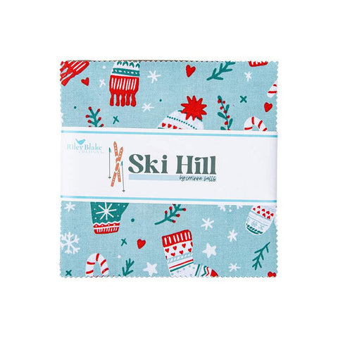 5in Squares Ski Hill, 42pcs/bundle