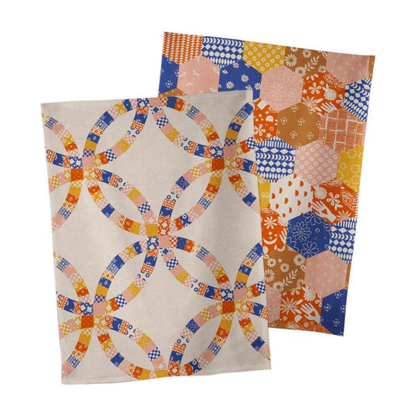 Quilt Block Tea Towel