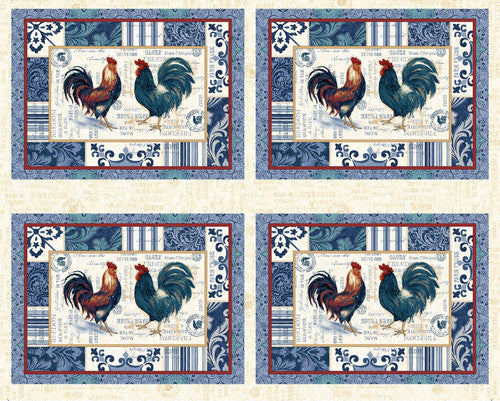 Rooster Placemat Kit - American Pride