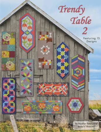 "My love for table runners continues! I don't think I will ever grow tired of making small quilts. I can totally get my quilting and fabric fix, even with a limited time to sew. Just add chocolate and an audio ook, and I am happy.