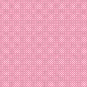 This fabric is from Riley Blake Designs and is designed by Melissa Mortenson for the Tulip Cottage Collection. This fabric is a dusty pink with tiny little X's all over.&nbsp;