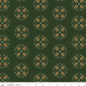 Feels Like Home by Amber Johnson for Riley Blake Designs is great for quilting, apparel and home decor. This print features an array of floral medallions. Greens, tans, yellows and hints of brick red.&nbsp;