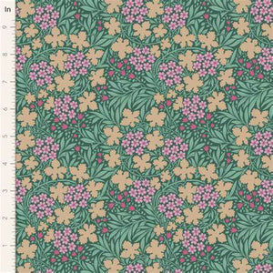 Tilda Fabric's Hibernation Collection are 100% cotton prints designed by Norwegian designer Tone Finnanger. Sleeping animals and nature motives are the theme for this year's autumn and winter collection, Hibernation. Dusty colors such as nutty browns, hibiscus reds, blues and sage give the collection a timeless, vintage look. The simple Hibernation blenders with eucalyptus and olive branches perfectly compliment the main collection.