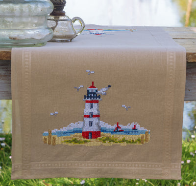 Lighthouses Table Runner Kit – the-sew-op