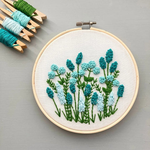 COLLECTION: Avonlea This is a great beginner hand embroidery project that includes the following: * Pre-printed cotton fabric * 6-inch embroidery hoop * Full skeins of DMC embroidery floss * Embroidery Needle * Online stitch tutorials * A stitch guide that includes tutorials + tips and tricks that I use everyday&nbsp;