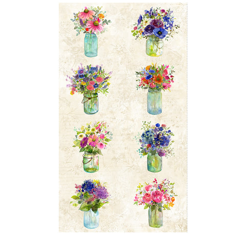 Digital Bouquets - 24" Multicolor Panel