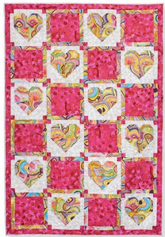 Happy Hearts - 3 yard quilt class