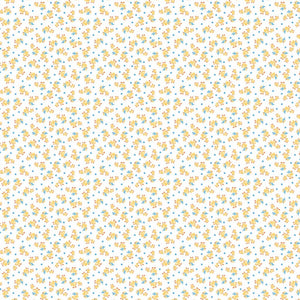 Storytime 30s by the RBD Designers for Riley Blake Designs is great for quilting, apparel and home decor. This print features little yellow ducks on a white background.&nbsp;