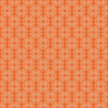 This Groovy Boho by Julia Dreams for RJR is a throwback to the 60s. These prints feature large floral designs with orange, reds and pinks. This Hey Sunshine fabric is a blender for this Groovy Boho collection. This fabric features a white tribal design over a bright orange background. This is a great print for quilting and clothing! 